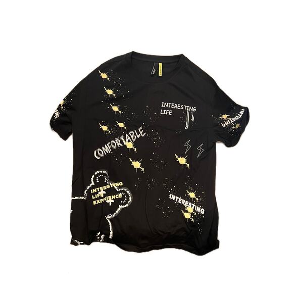 SEM/R Interesting Life Black T-Shirt Mens M - Picture 1 of 3